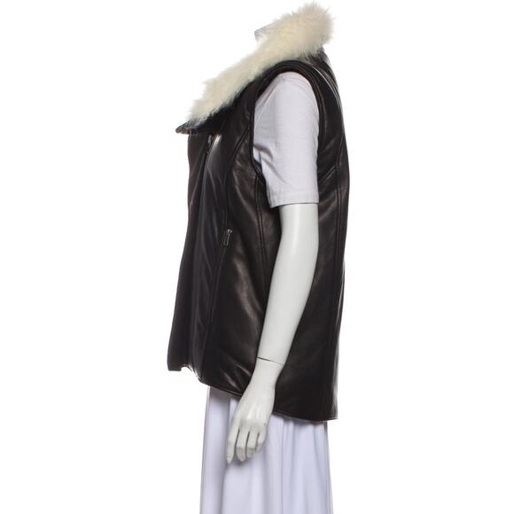 Helmut Lang Lamb Leather Vest Black - S - Picture 2 of 4